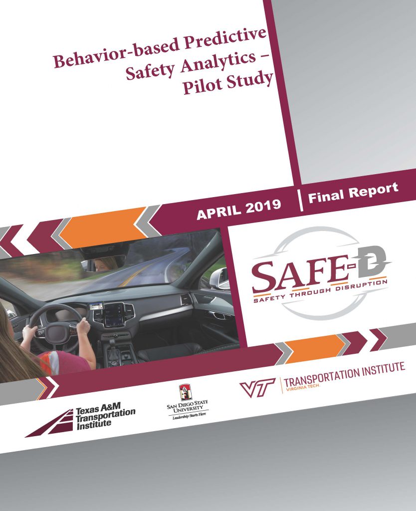 02-020 Final Research Report: Behavior-based Predictive Safety Analytics – Pilot Study