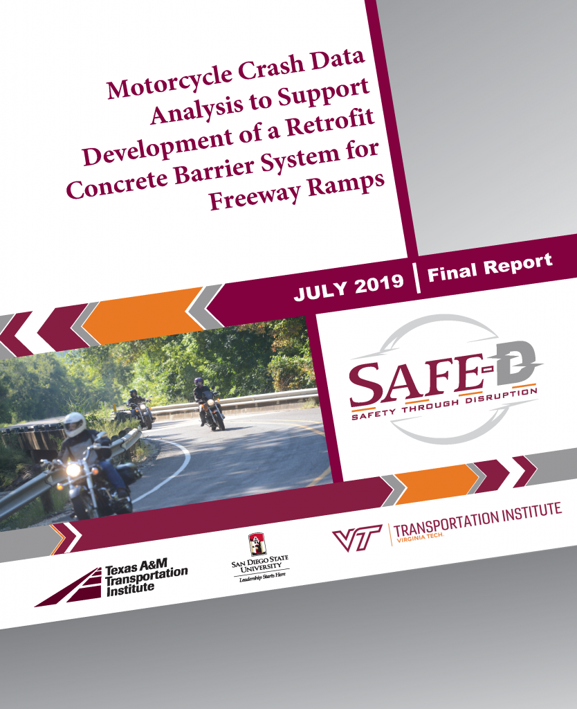 TTI-Student-04 Motorcycle Crash Data Analysis to Support Development of a Retrofit Concrete Barrier System for Freeway Ramps