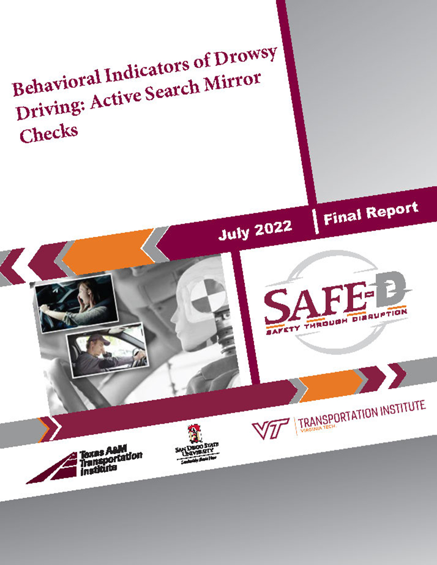 05-084 Behavioral Indicators of Drowsy Driving: Active Search Mirror Checks