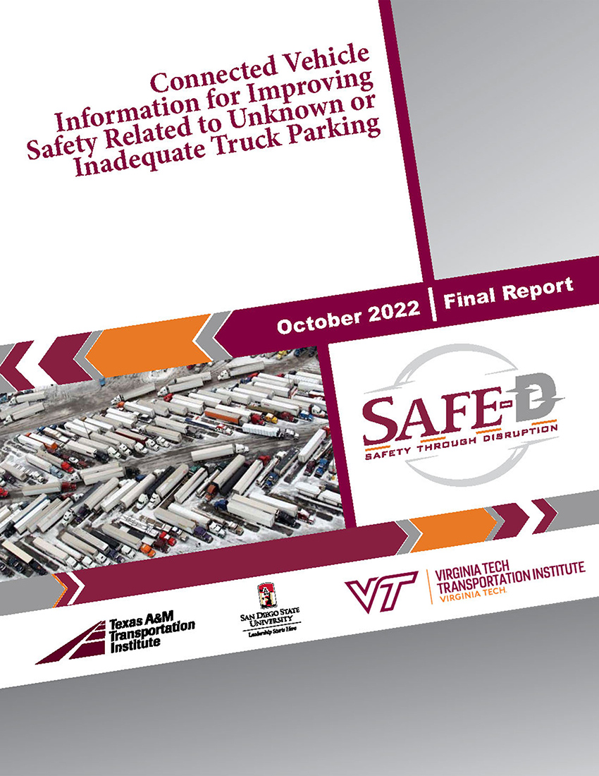 TTI-06-01 Connected Vehicle Information for Improving Safety Related to Unknown or Inadequate Truck Parking