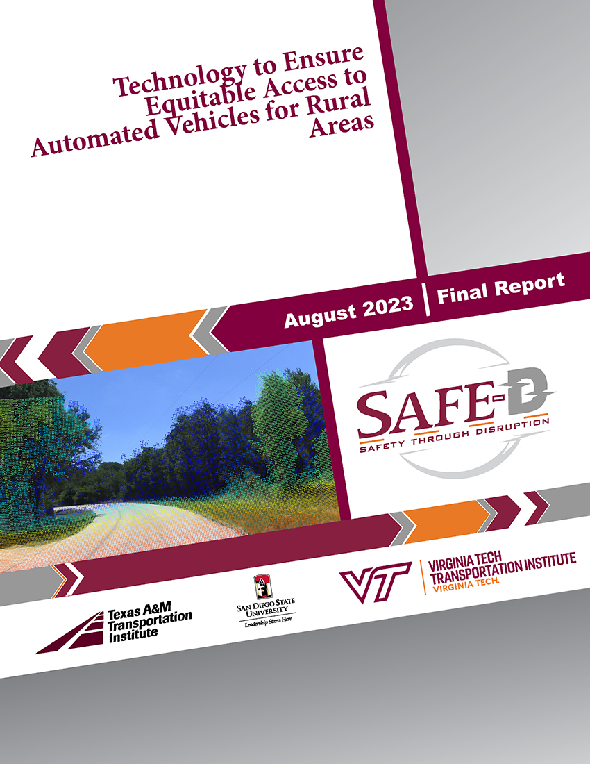 VTTI 06-004 Technology to Ensure Equitable Access to Automated Vehicles for Rural Areas